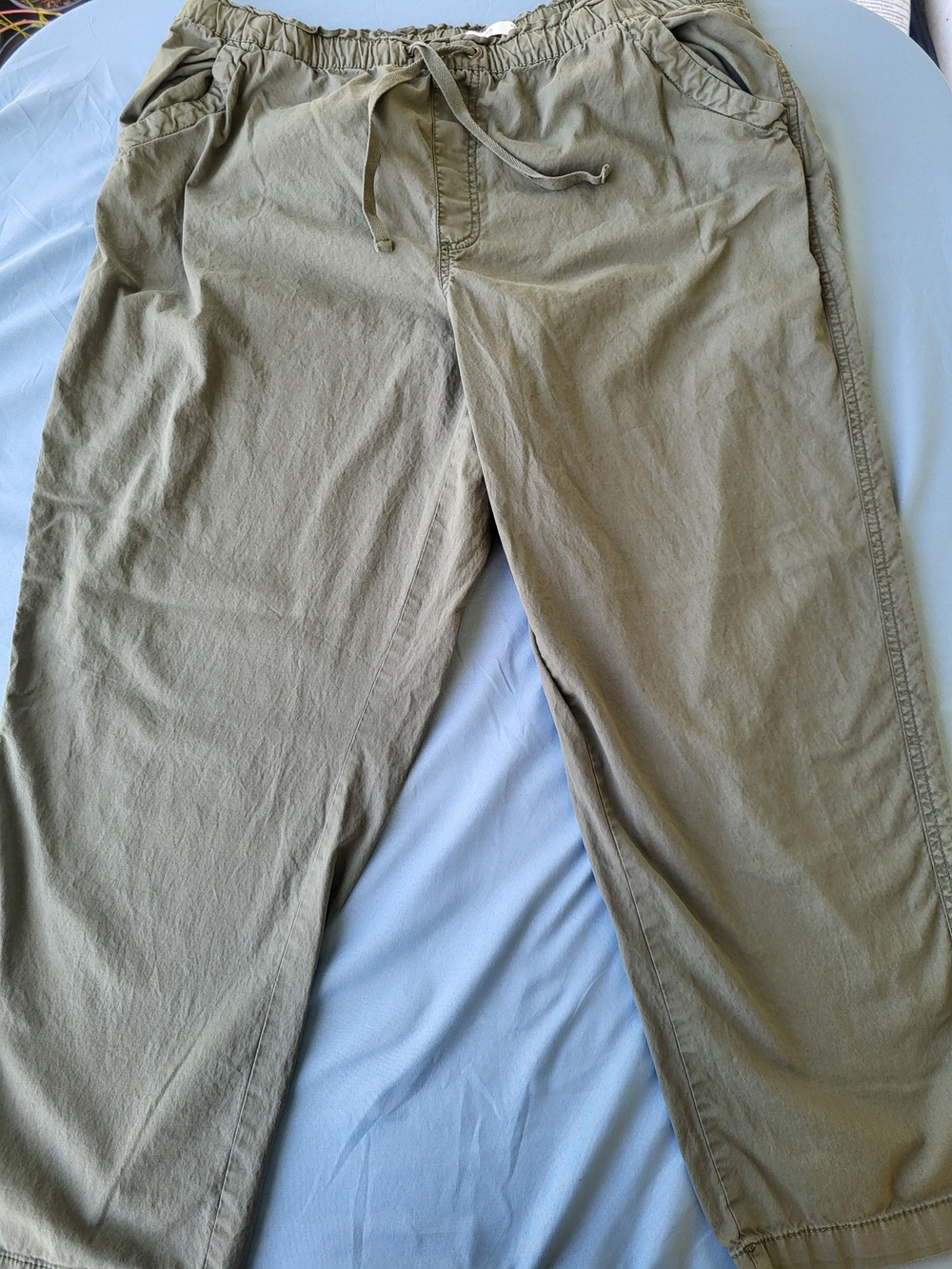 Sonoma Olive Drawstring Casual Joggers